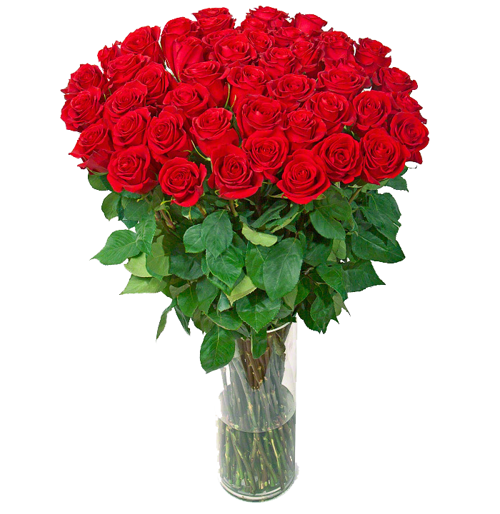 Букет из красных роз С Любовью
