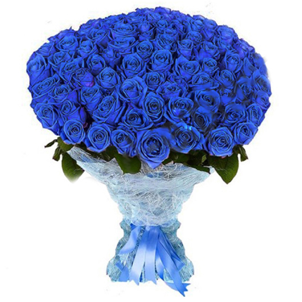 Букет синих роз "Океан любви"